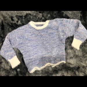 ❤️MULTI COLOR PASTEL FUR LIKE LONG SLEEVE EASTER SWEATER /TOP❤️